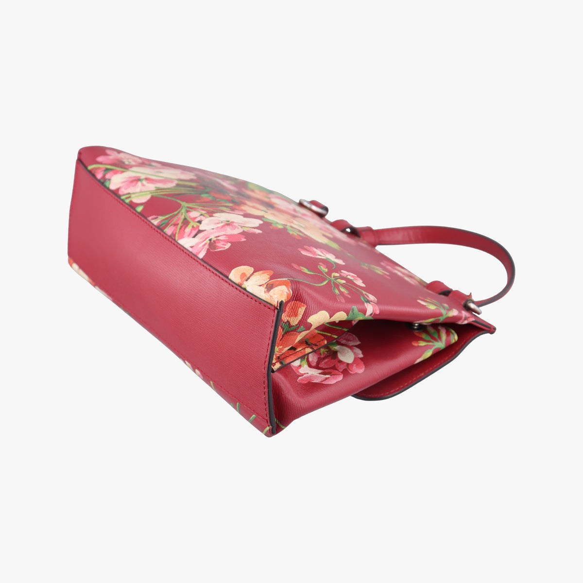 Pre-owned Gucci Bamboo Daily red×Multicolour Leather 370831 shoulderbag | stylenewstar