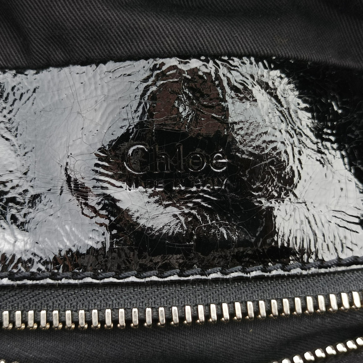 Pre-owned Chloe Betty Black Patent  handbag | stylenewstar