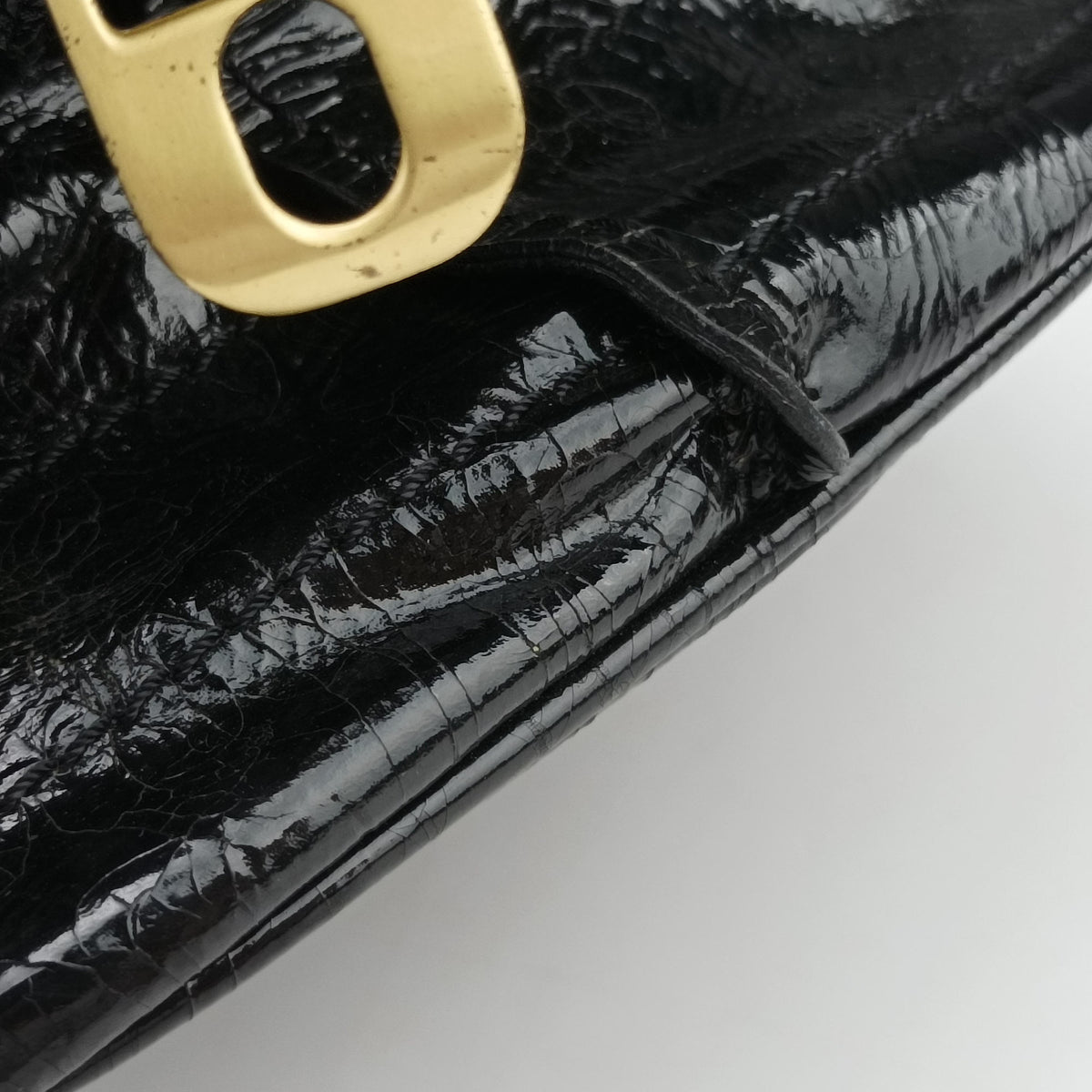 Pre-owned Chloe Betty Black Patent  handbag | stylenewstar