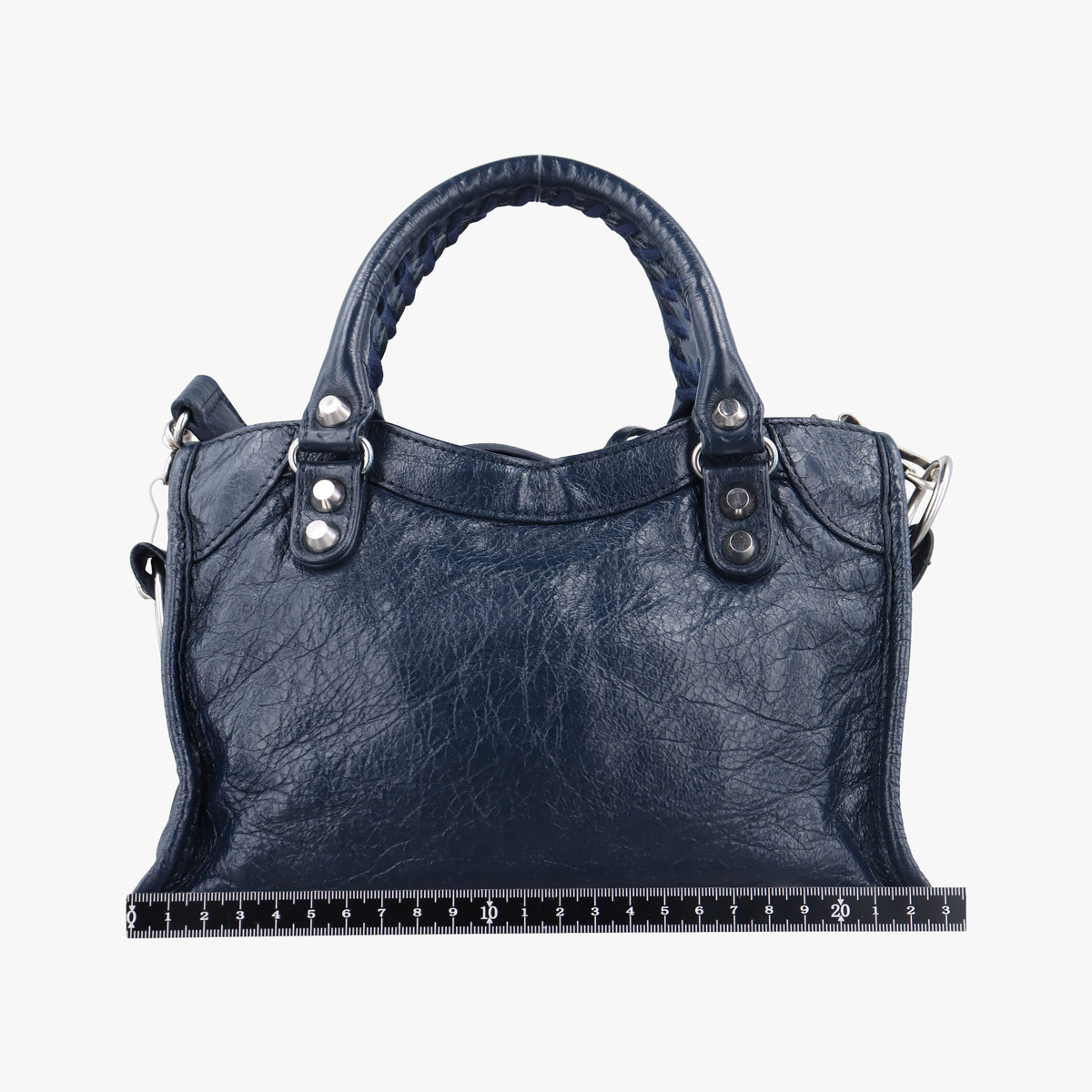 Vintage Balenciaga Giant City Navy lambskin  shoulderbag | stylenewstar
