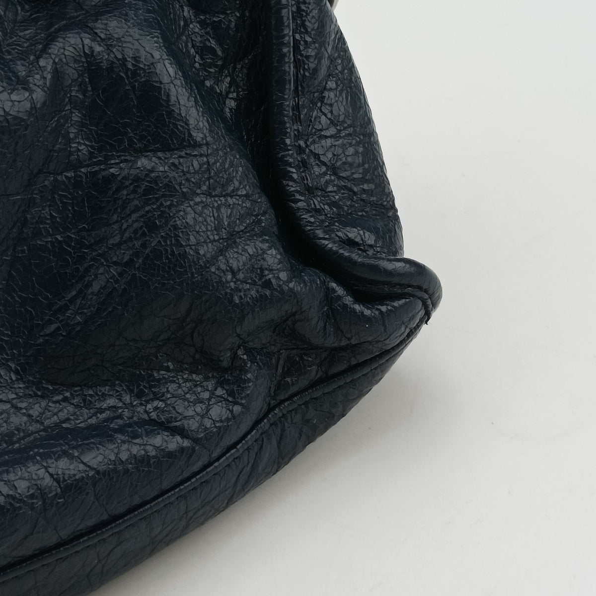 Vintage Balenciaga Giant City Navy lambskin  shoulderbag | stylenewstar