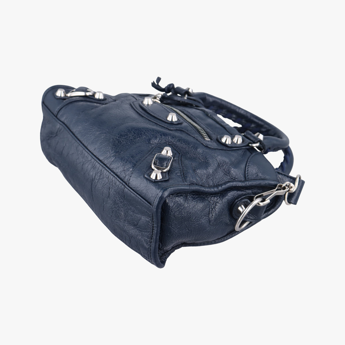 Vintage Balenciaga Giant City Navy lambskin  shoulderbag | stylenewstar