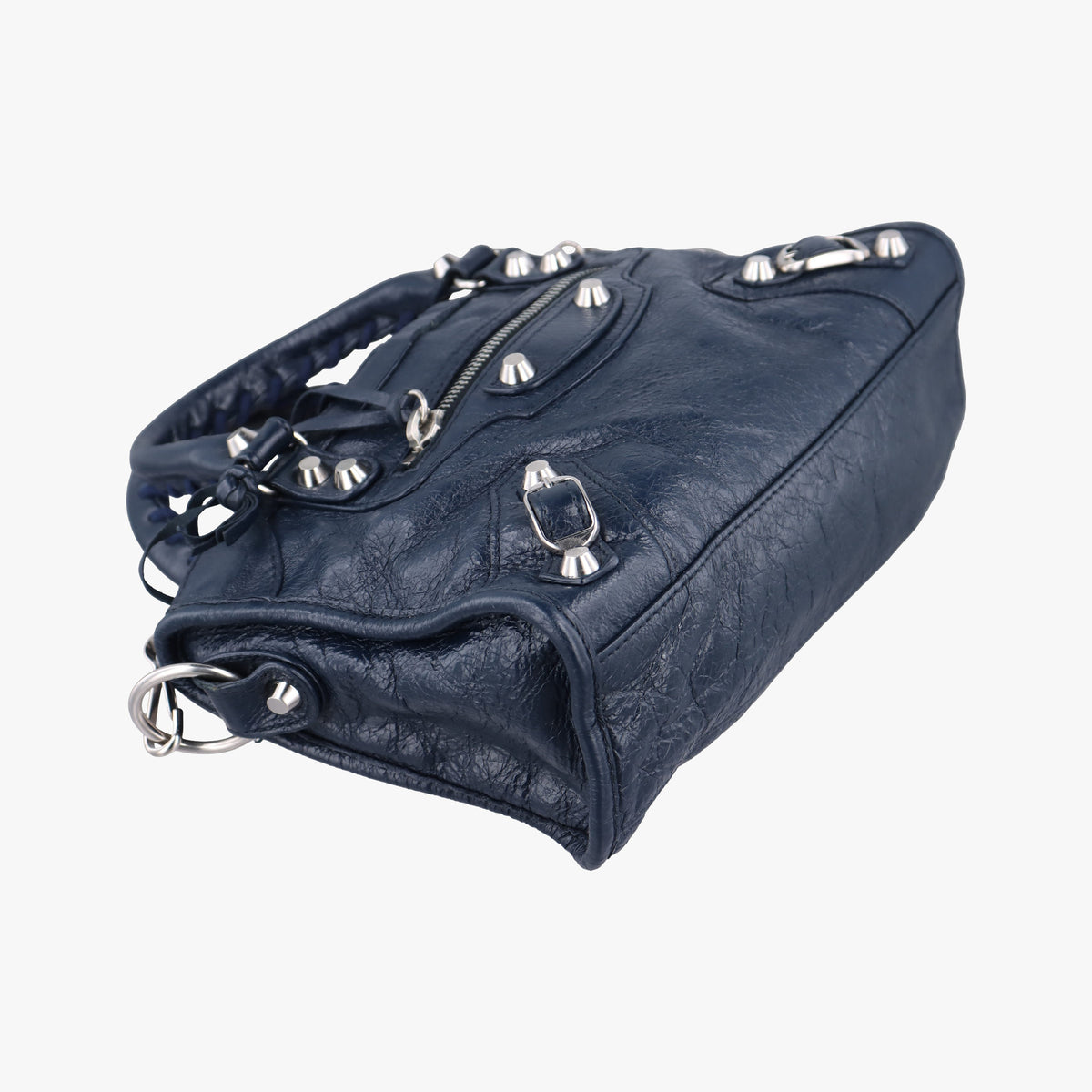 Vintage Balenciaga Giant City Navy lambskin  shoulderbag | stylenewstar