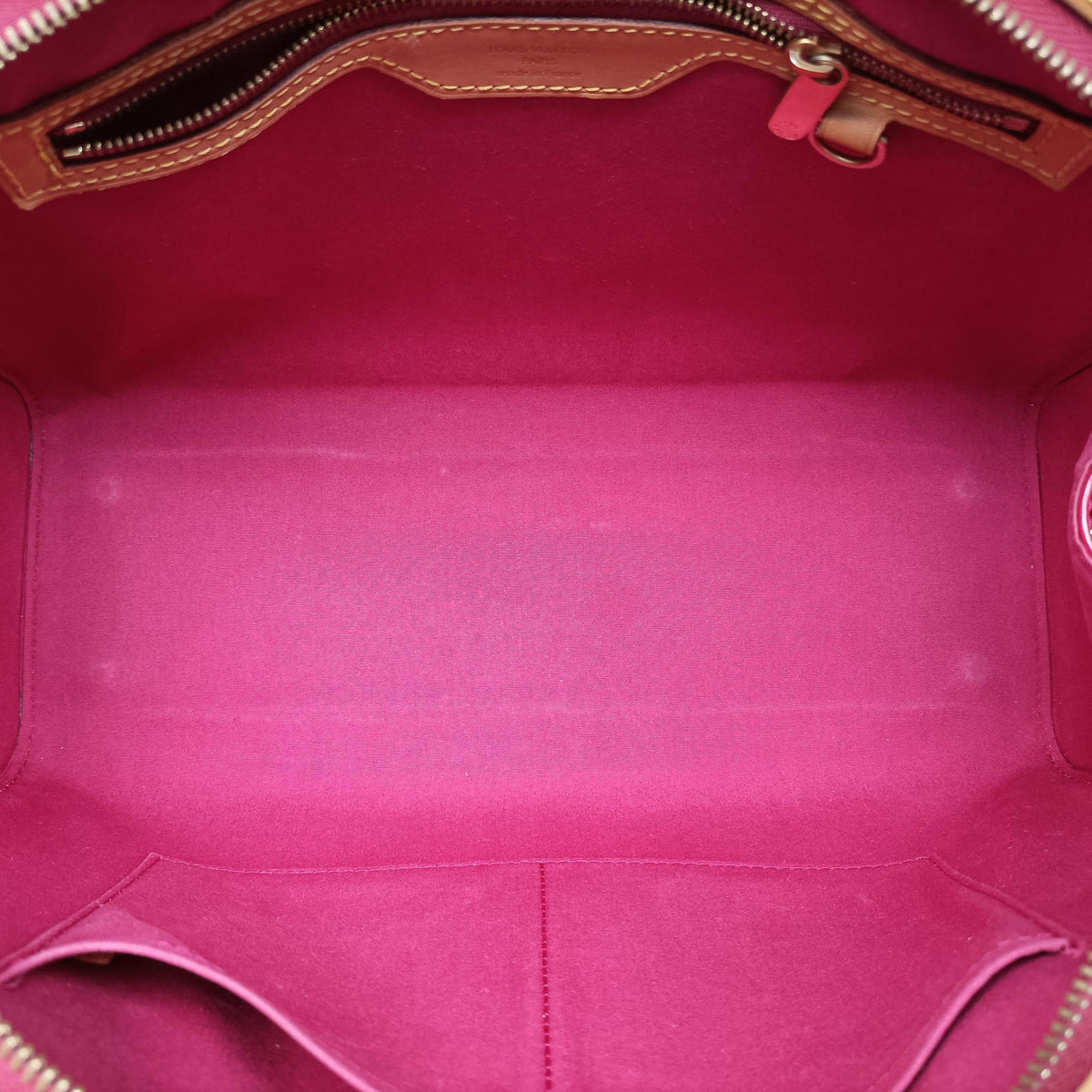 Pre-owned Louis Vuitton Brea MM ROSE INDIEN Vernis M91798 shoulderbag | stylenewstar
