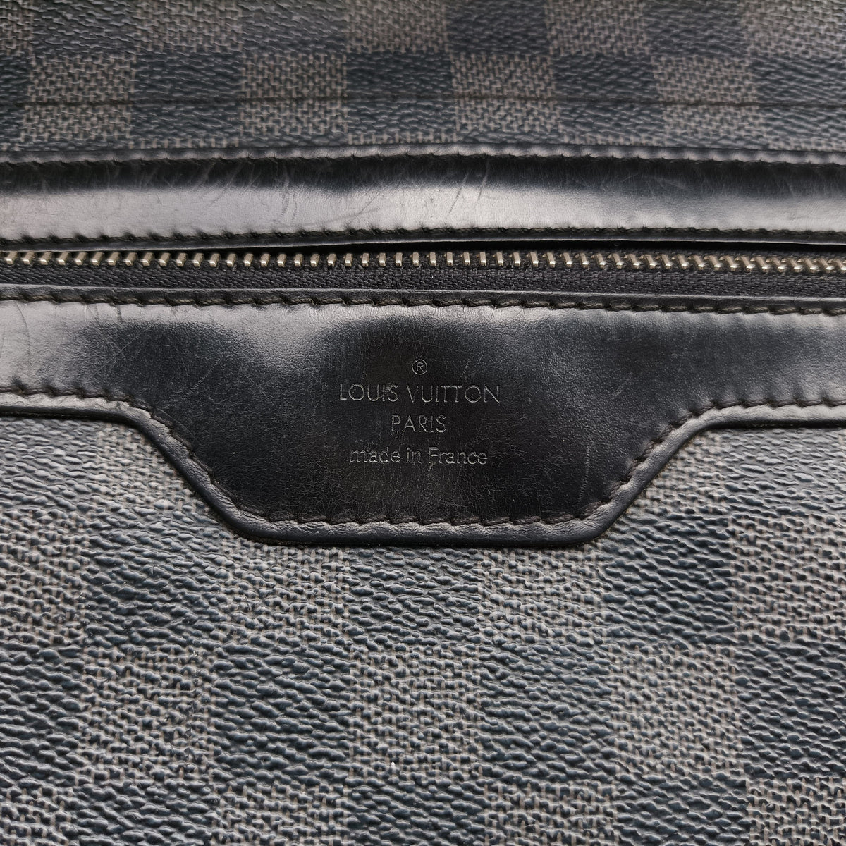 Secondhand Louis Vuitton DANIEL GM Noir Damier GRAPHITE N58033 shoulderbag | stylenewstar