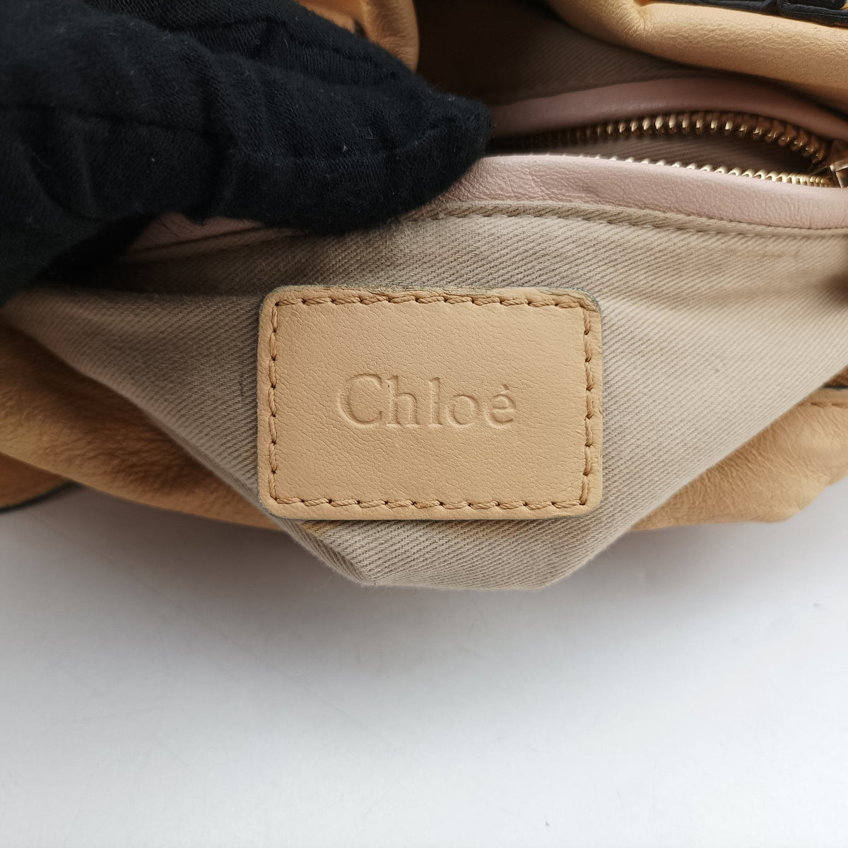 Pre-owned Chloe Paraty Beige Leather  shoulderbag | stylenewstar