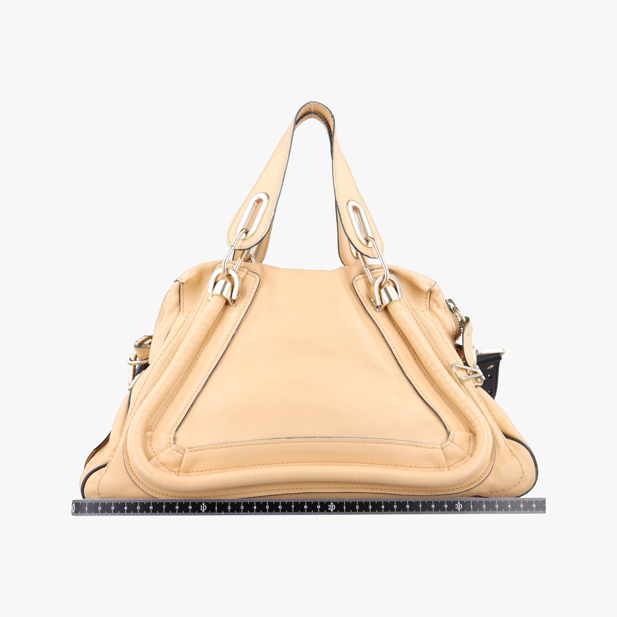 Pre-owned Chloe Paraty Beige Leather  shoulderbag | stylenewstar