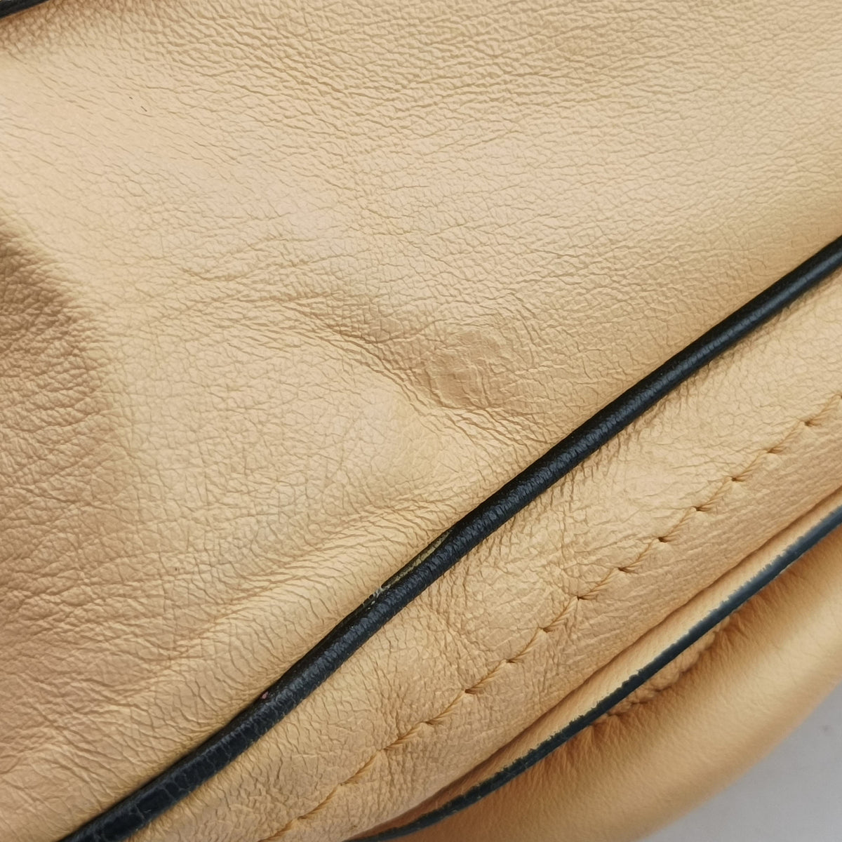 Pre-owned Chloe Paraty Beige Leather  shoulderbag | stylenewstar