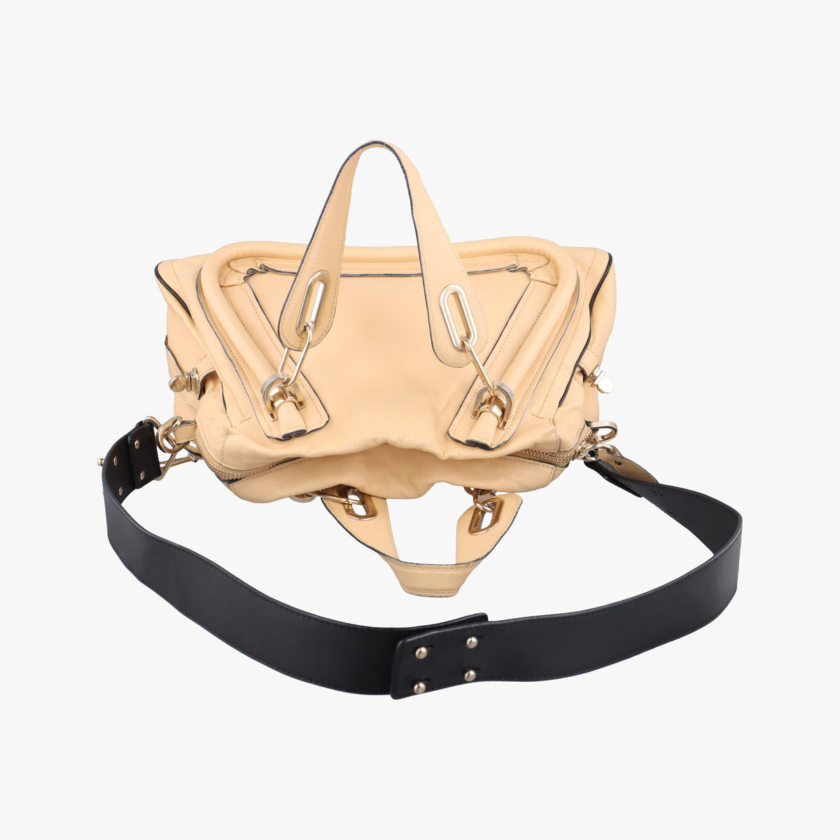 Pre-owned Chloe Paraty Beige Leather  shoulderbag | stylenewstar