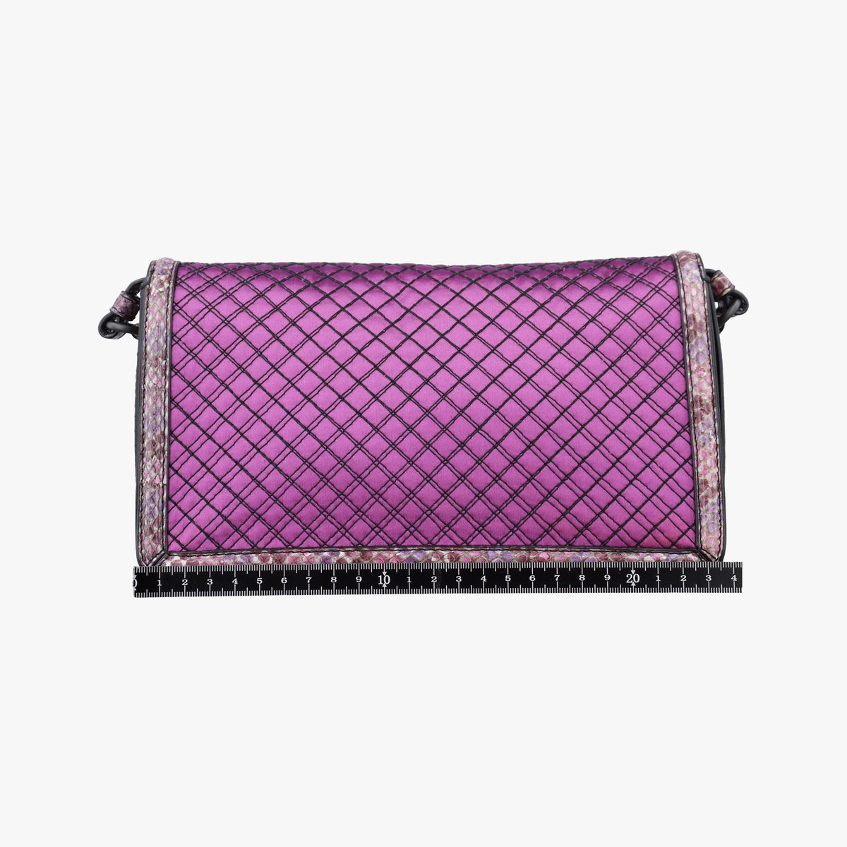 Pre-owned Bottega Veneta intrecciato Purple Series Leather x Snake skin  shoulderbag | stylenewstar