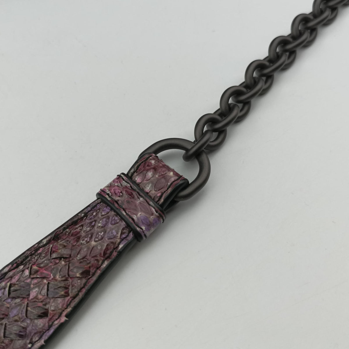 Pre-owned Bottega Veneta intrecciato Purple Series Leather x Snake skin  shoulderbag | stylenewstar