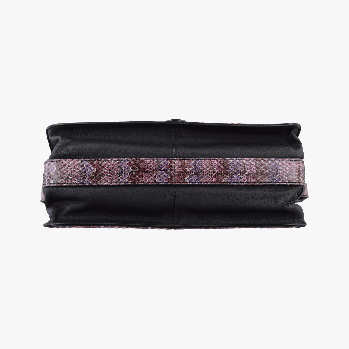 Pre-owned Bottega Veneta intrecciato Purple Series Leather x Snake skin  shoulderbag | stylenewstar