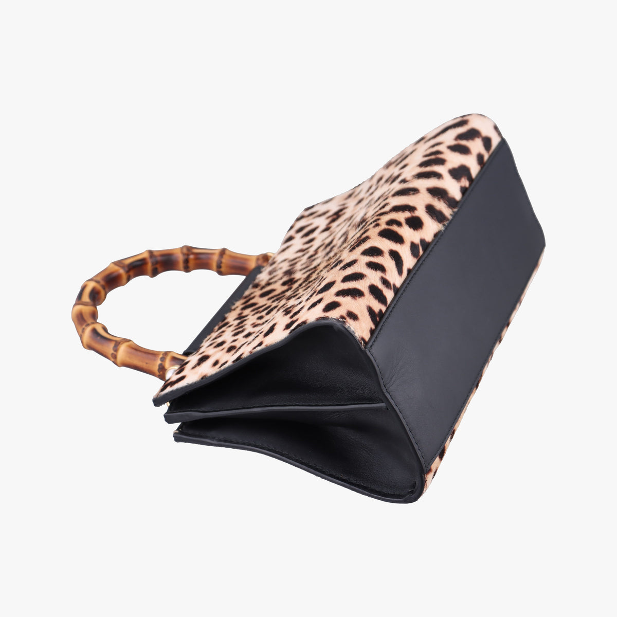 Vintage Gucci Bamboo Nymphaea Multicolour ponyhair×leather 470271 shoulderbag | stylenewstar