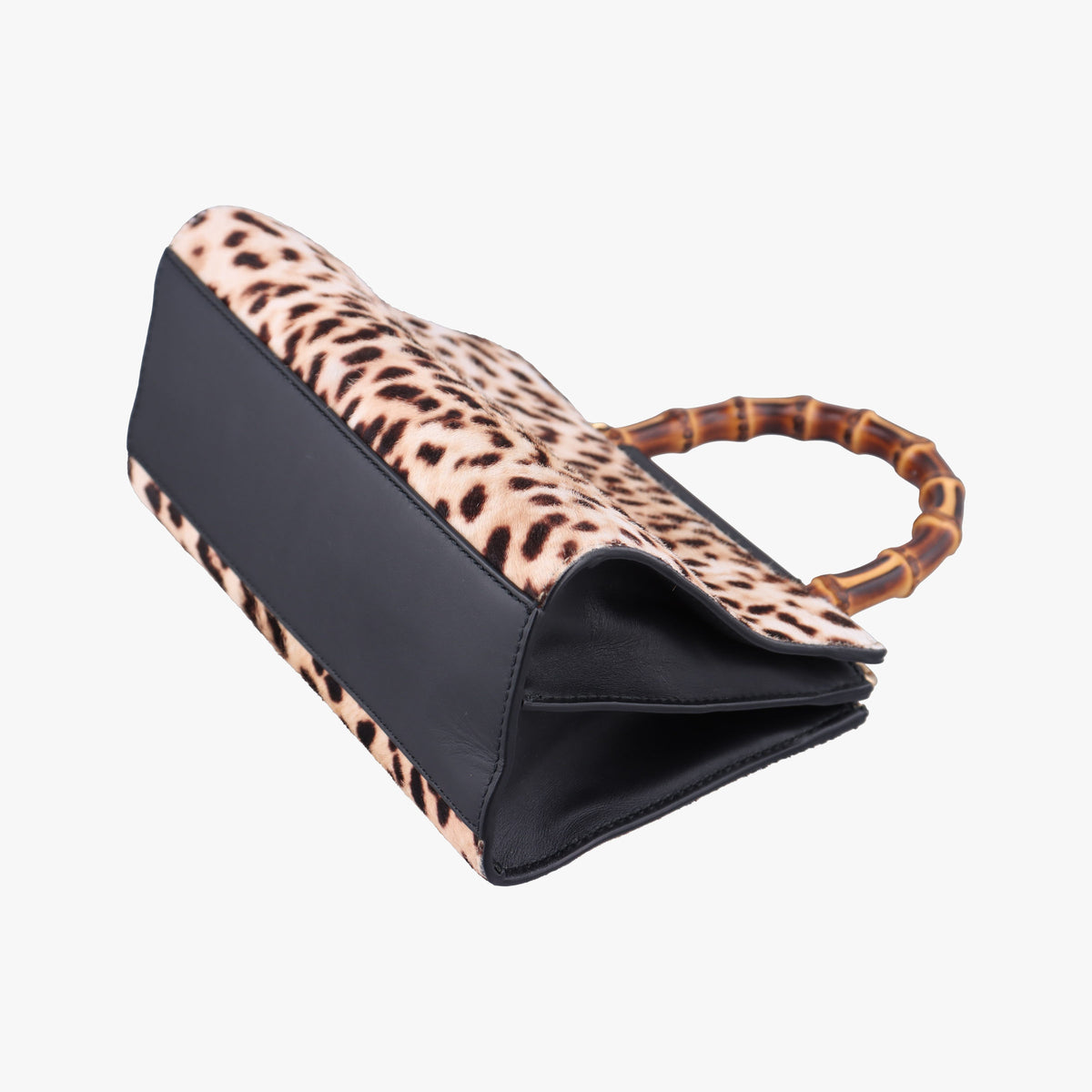 Vintage Gucci Bamboo Nymphaea Multicolour ponyhair×leather 470271 shoulderbag | stylenewstar