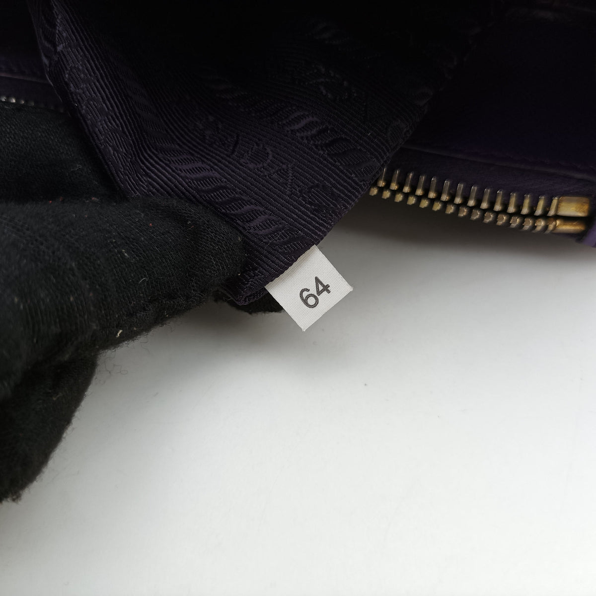 Pre-owned Prada Galleria Purple SAFFIANO Leather BN1801 handbag | stylenewstar