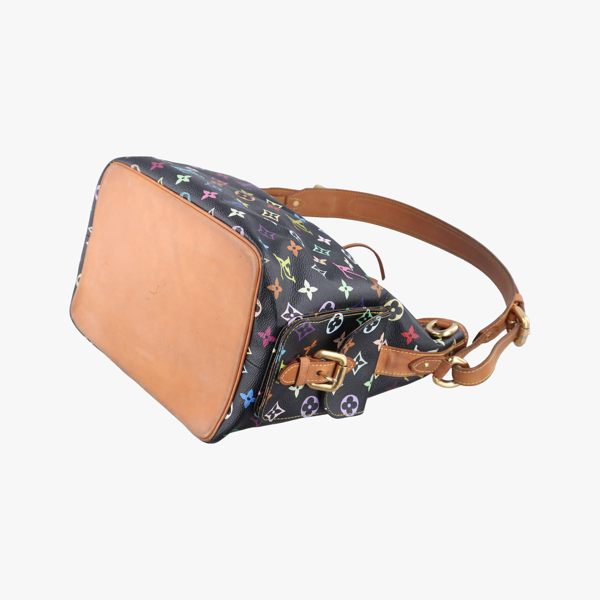Pre-owned Louis Vuitton Petit Noe Noir Monogram Multicolor M42230 shoulderbag | stylenewstar