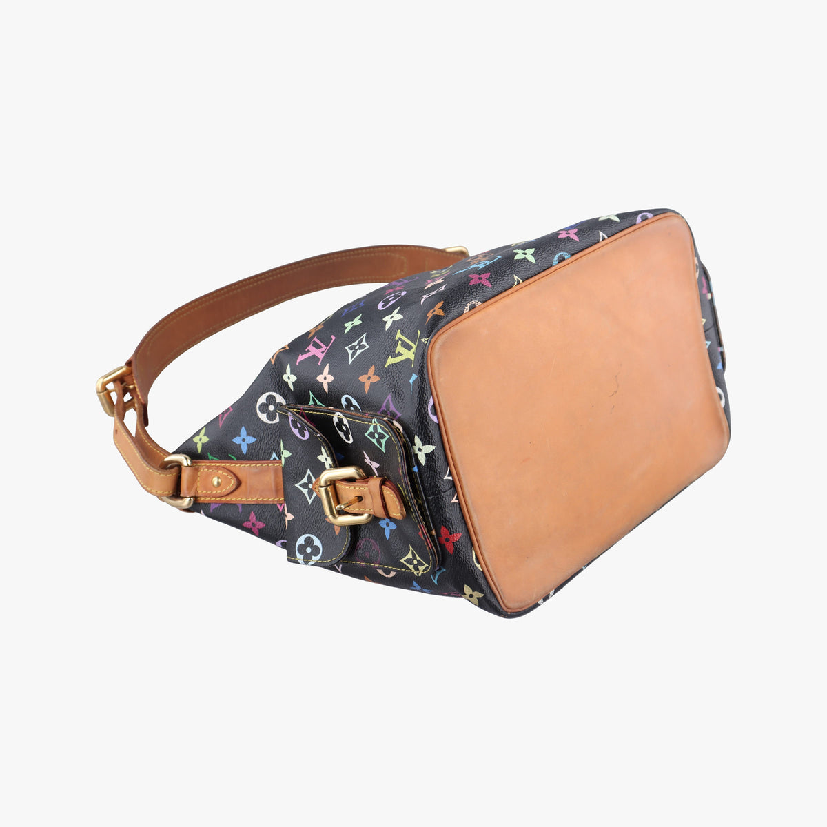 Pre-owned Louis Vuitton Petit Noe Noir Monogram Multicolor M42230 shoulderbag | stylenewstar