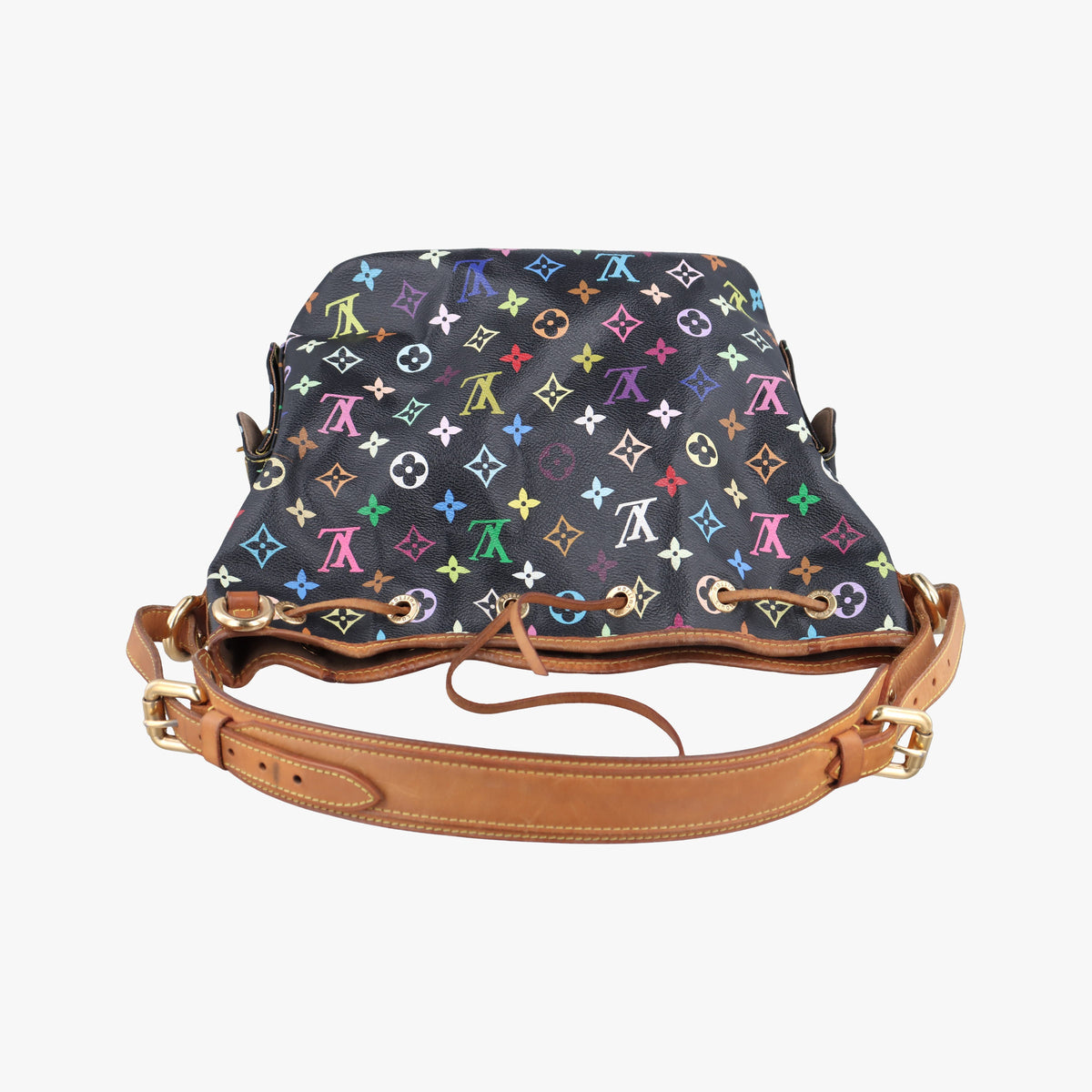 Pre-owned Louis Vuitton Petit Noe Noir Monogram Multicolor M42230 shoulderbag | stylenewstar