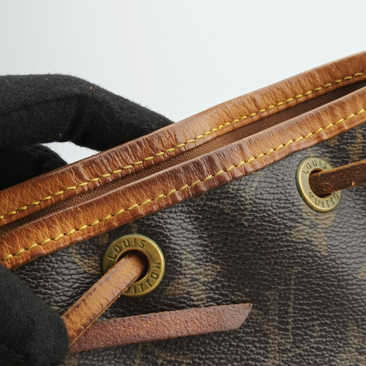 Pre-owned Louis Vuitton Noe Brown Monogram Canvas M42224 shoulderbag | stylenewstar
