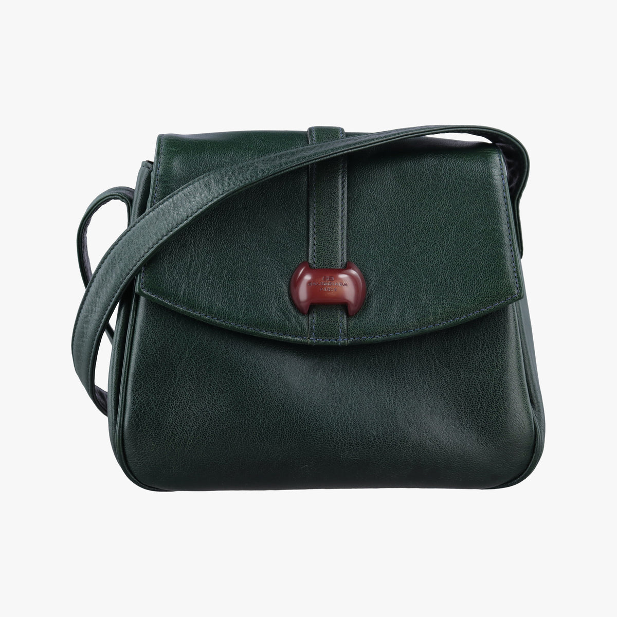 Pre-owned Balenciaga Vintage Flap Green Leather  shoulderbag | stylenewstar