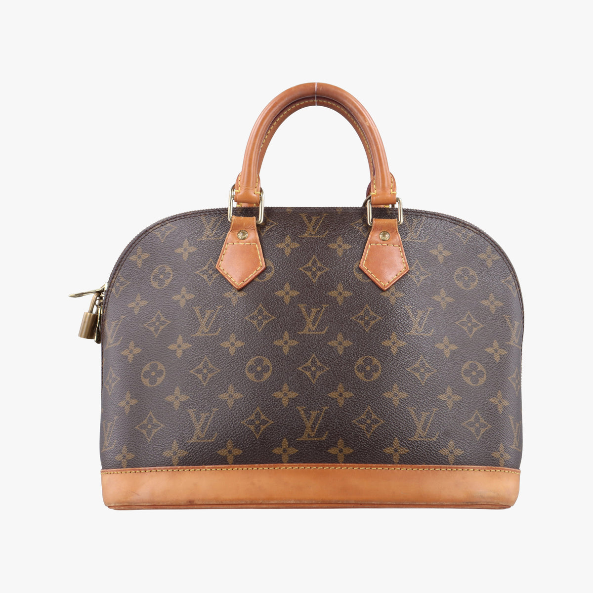 Pre-owned Louis Vuitton Alma PM Brown Monogram Canvas M53151 handbag | stylenewstar