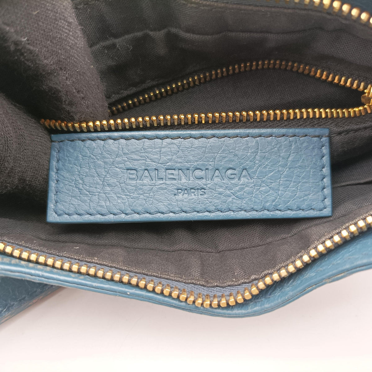 Secondhand Balenciaga Motocross Giant Classic Hip Blue lambskin  shoulderbag | stylenewstar