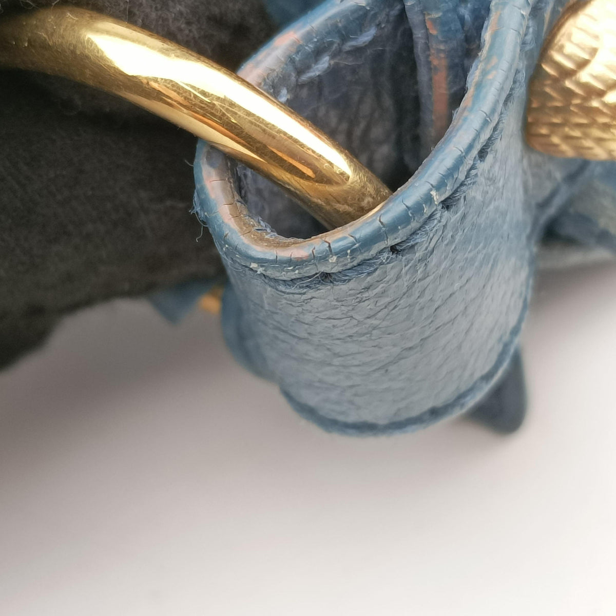Secondhand Balenciaga Motocross Giant Classic Hip Blue lambskin  shoulderbag | stylenewstar