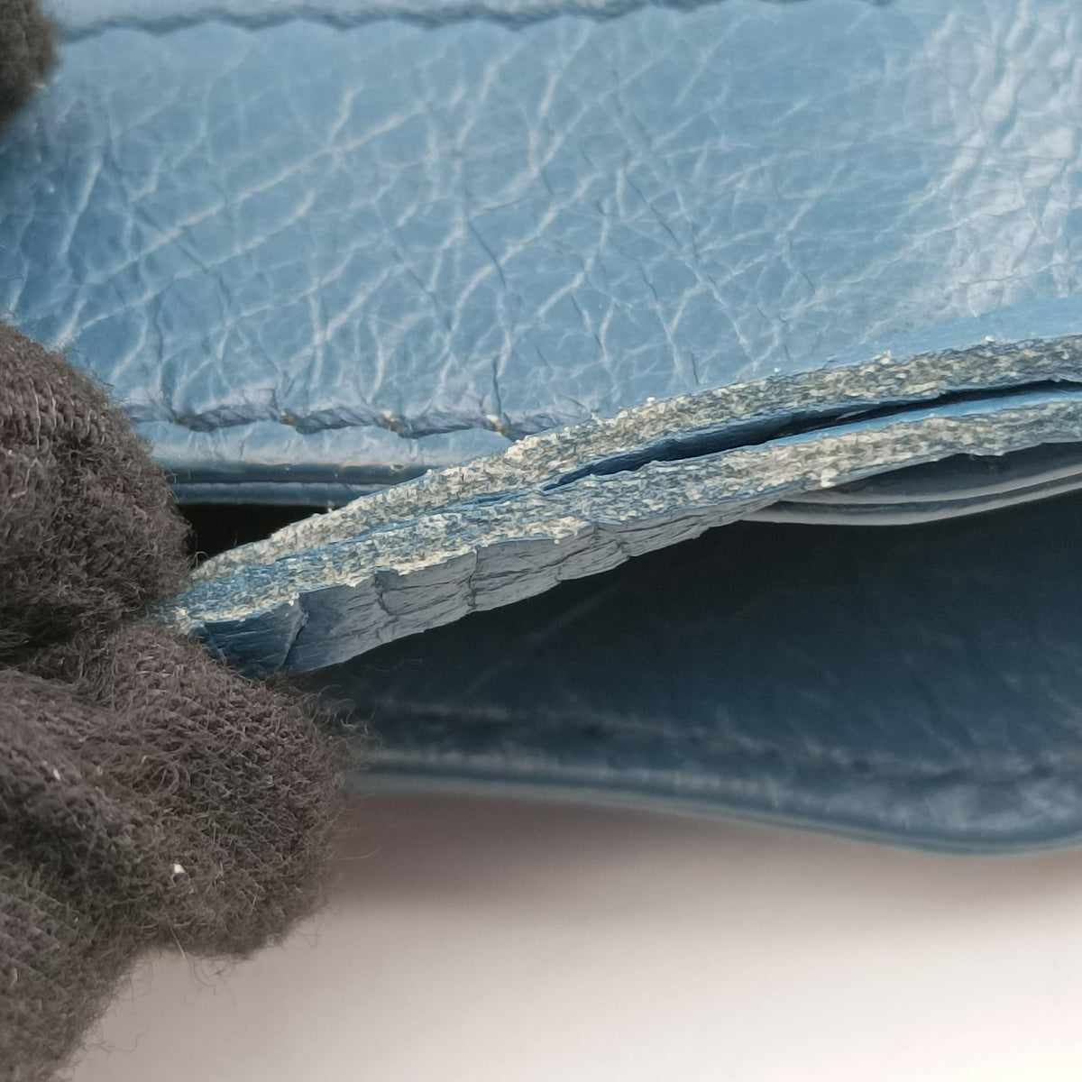 Secondhand Balenciaga Motocross Giant Classic Hip Blue lambskin  shoulderbag | stylenewstar