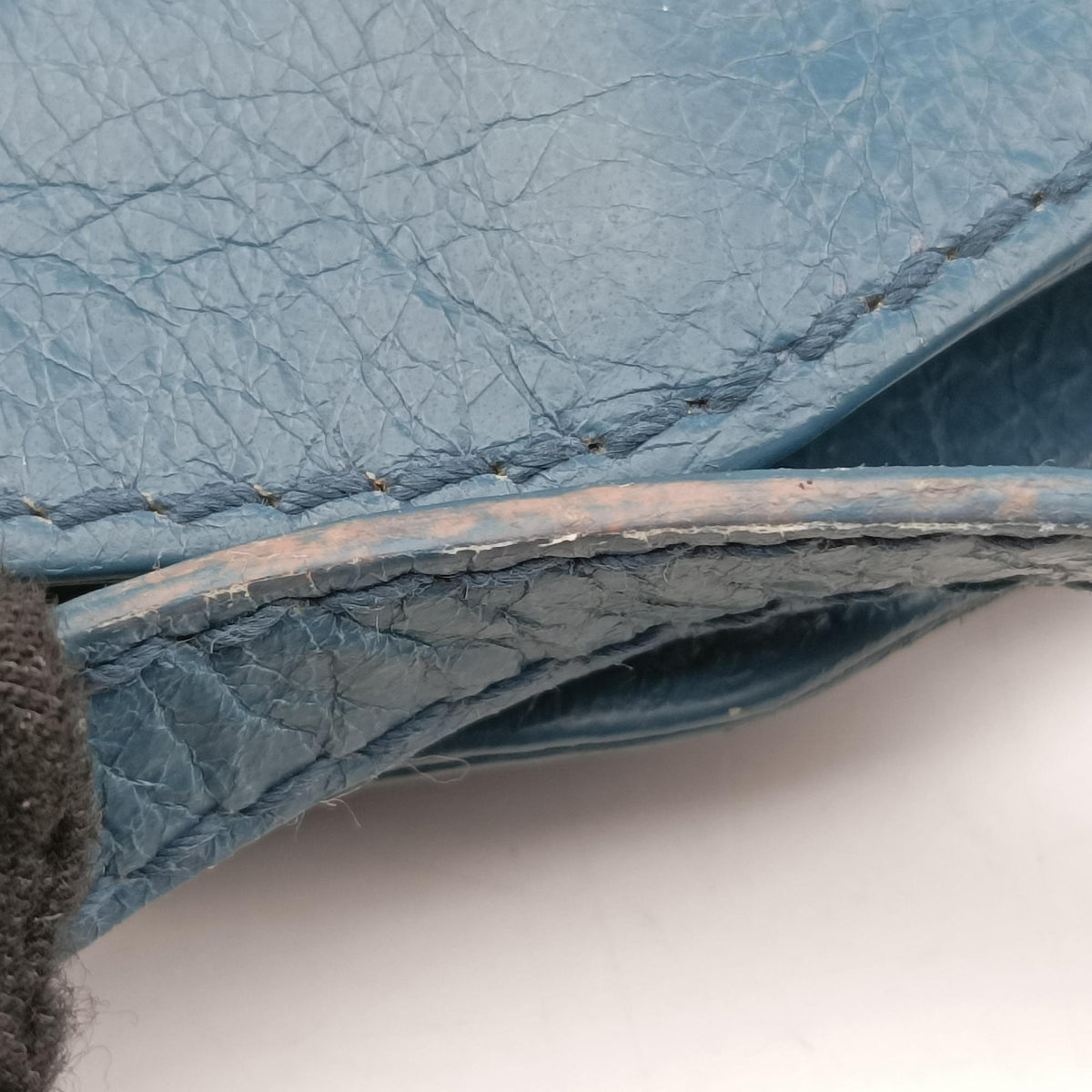 Secondhand Balenciaga Motocross Giant Classic Hip Blue lambskin  shoulderbag | stylenewstar