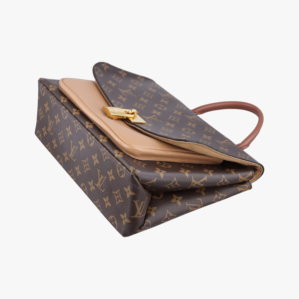 Vintage Louis Vuitton MARIGNAN brown×SESAME Monogram Canvas×calf leather M44544 shoulderbag | stylenewstar