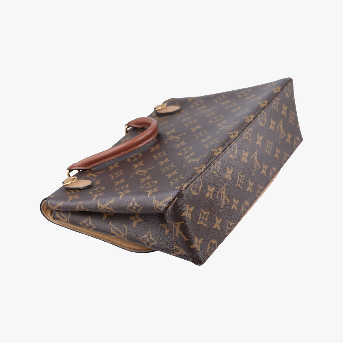Vintage Louis Vuitton MARIGNAN brown×SESAME Monogram Canvas×calf leather M44544 shoulderbag | stylenewstar