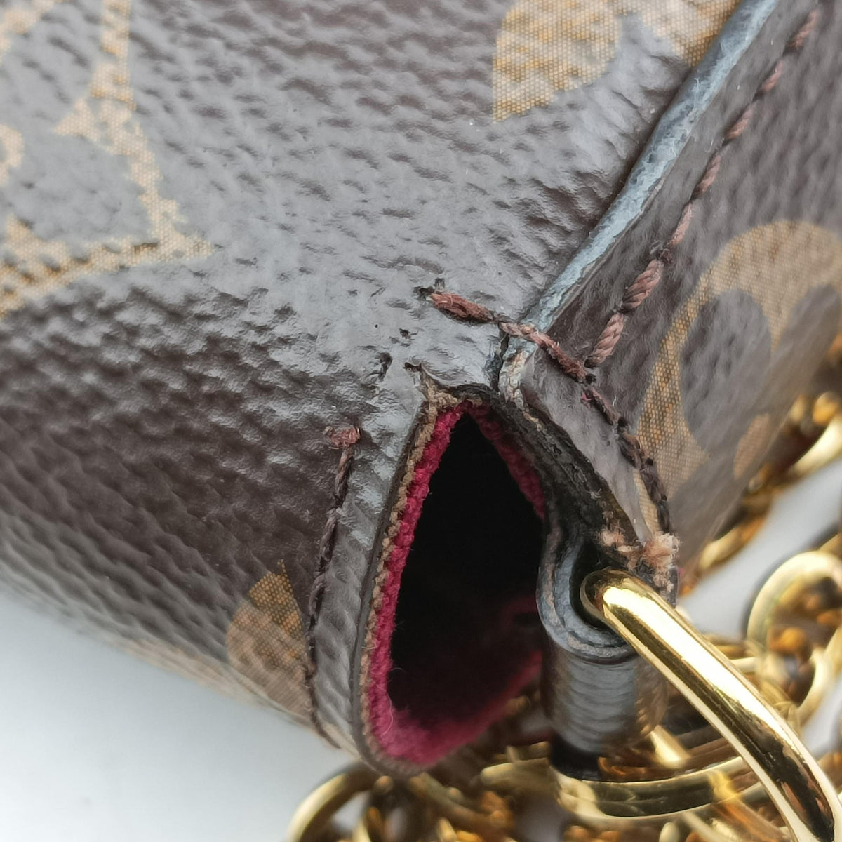 Secondhand Louis Vuitton Pochette Felicie Brown Monogram Canvas M61276 shoulderbag | stylenewstar