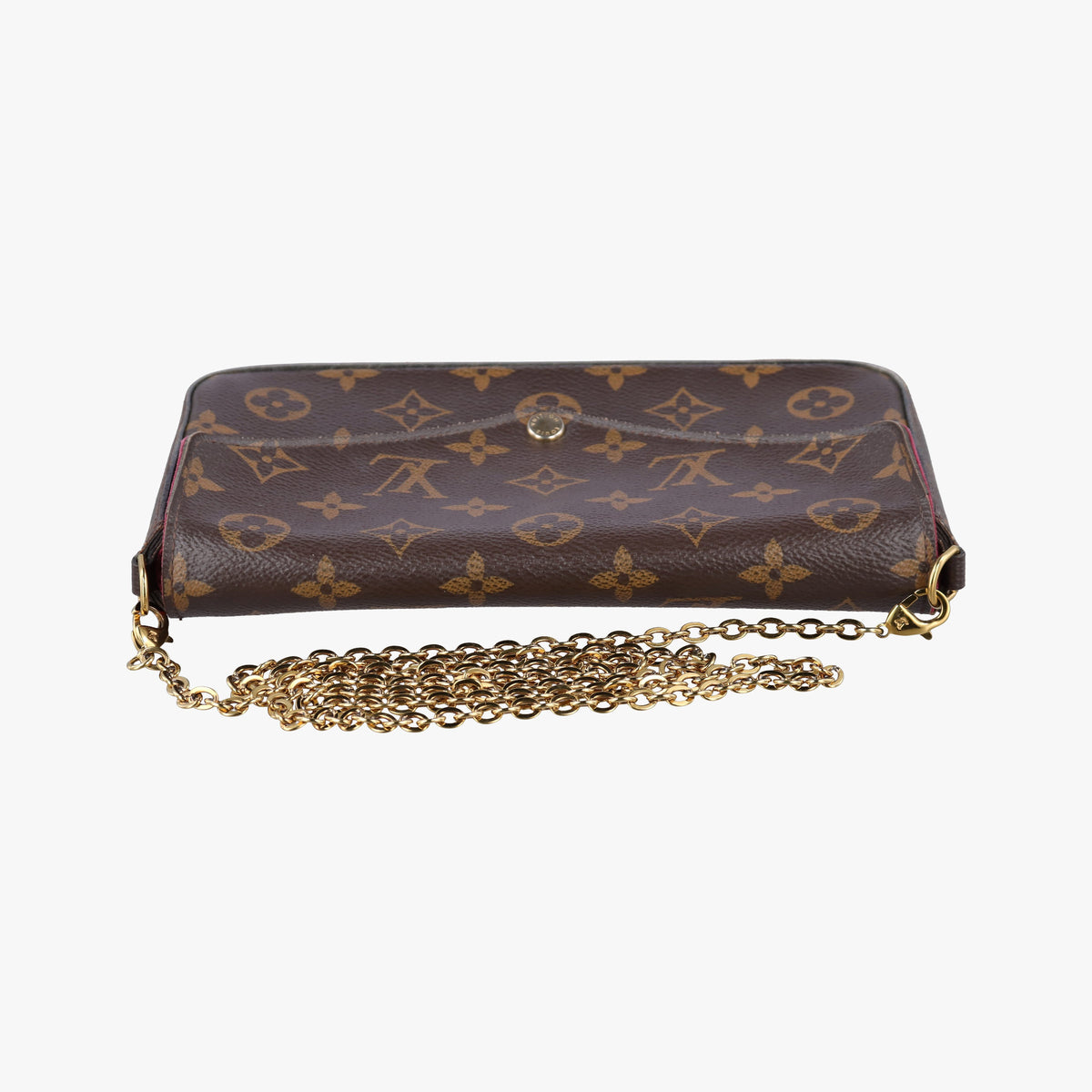 Secondhand Louis Vuitton Pochette Felicie Brown Monogram Canvas M61276 shoulderbag | stylenewstar
