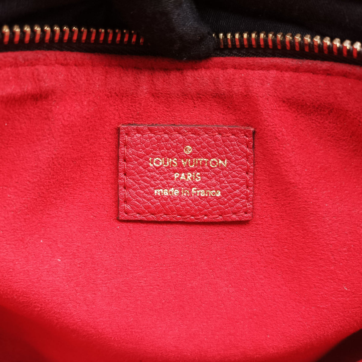 Pre-owned Louis Vuitton Twice Brown×Cerise Monogram Canvas×calf leather M50184 shoulderbag | stylenewstar