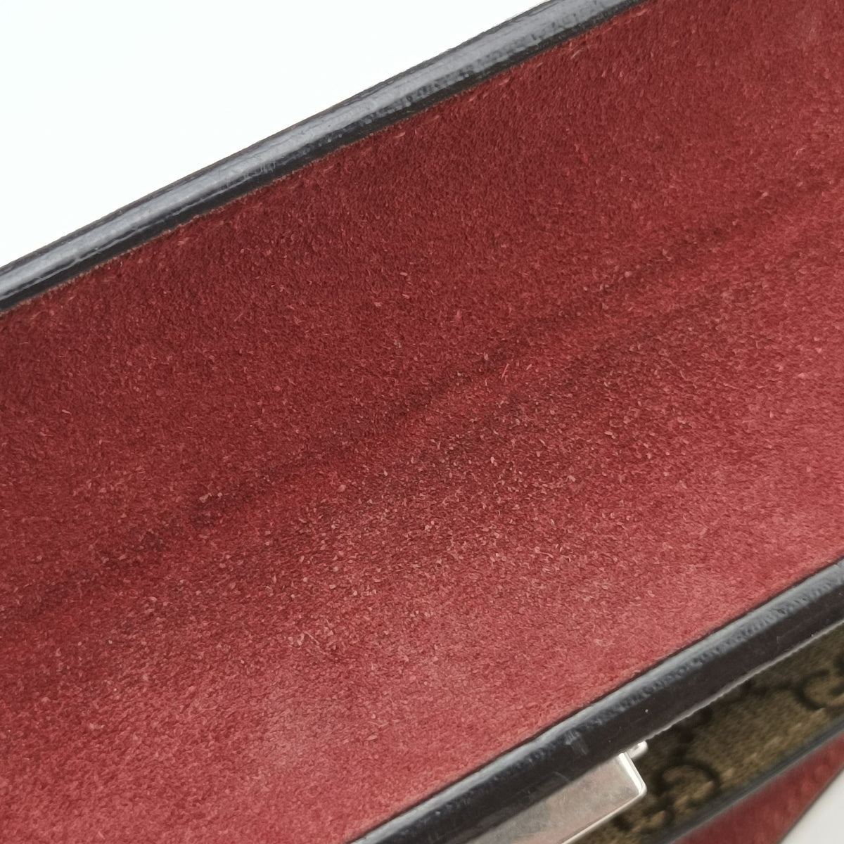 Pre-owned Gucci Dionysus beige×red×multicolor PVC coated canvas × suede 421970 shoulderbag | stylenewstar