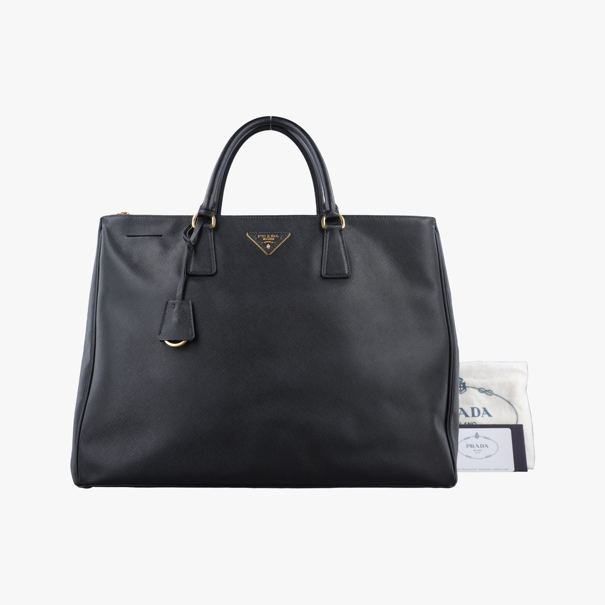 Vintage Prada Galleria Black SAFFIANO Leather BN2274 handbag | stylenewstar