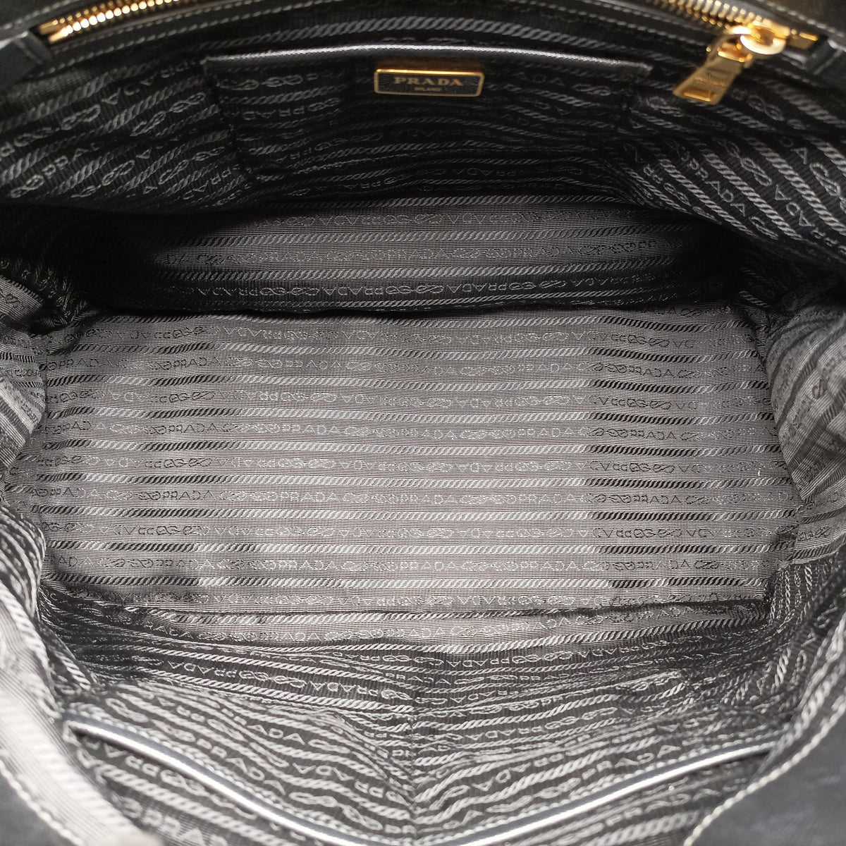 Vintage Prada Galleria Black SAFFIANO Leather BN2274 handbag | stylenewstar