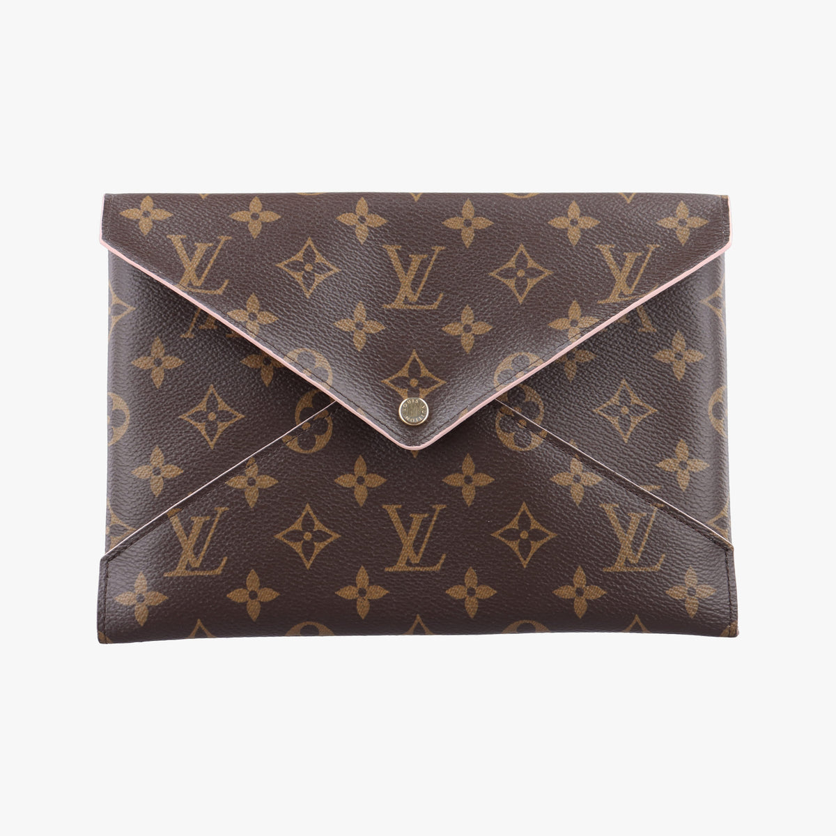 Pre-owned Louis Vuitton Pochette Kirigami Brown Monogram Canvas M62034 clutchbag | stylenewstar