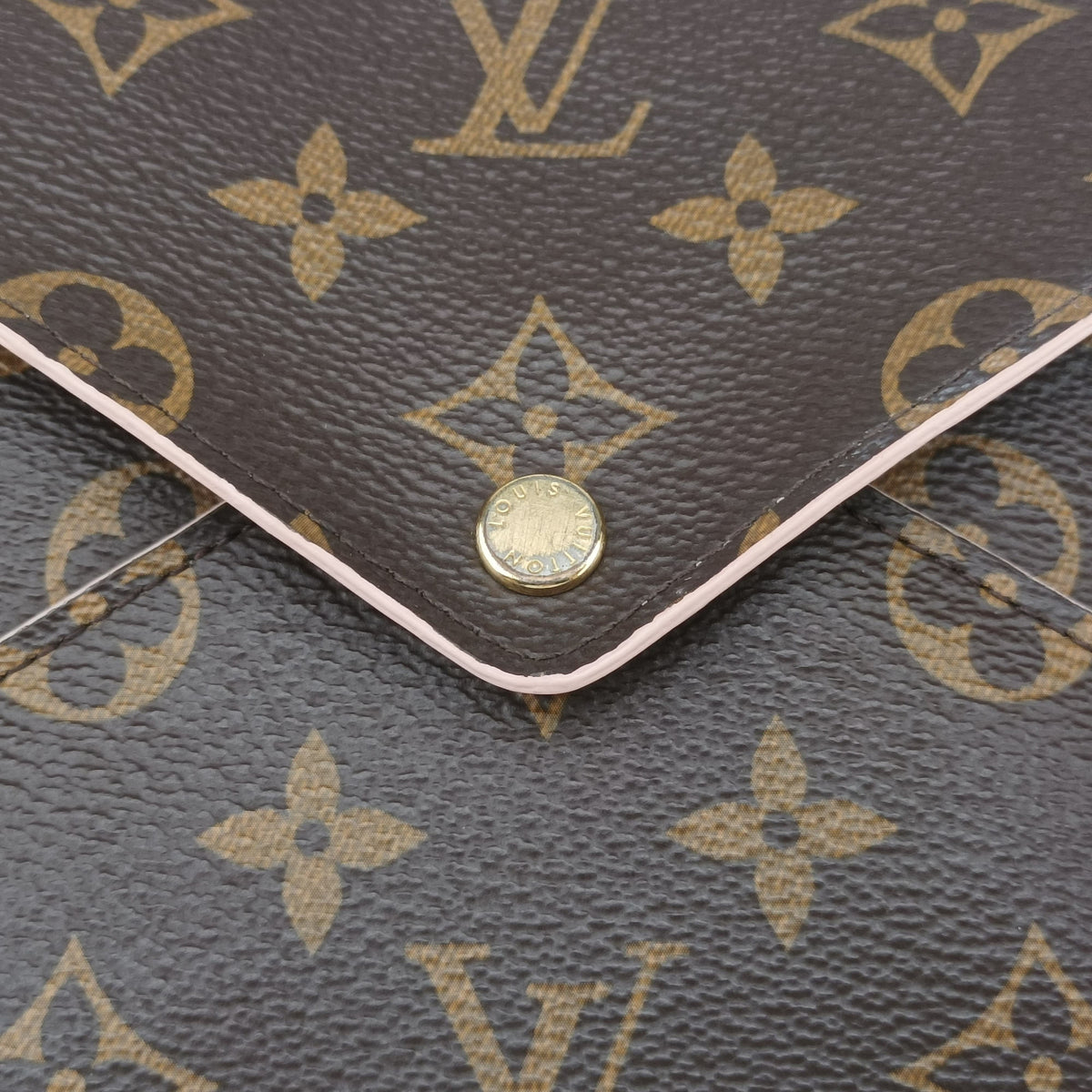 Secondhand Louis Vuitton Pochette Kirigami Brown Monogram Canvas M62034 clutchbag | stylenewstar