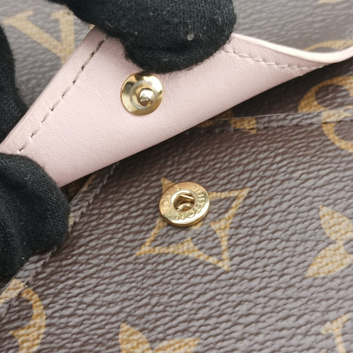 Pre-owned Louis Vuitton Pochette Kirigami Brown Monogram Canvas M62034 clutchbag | stylenewstar