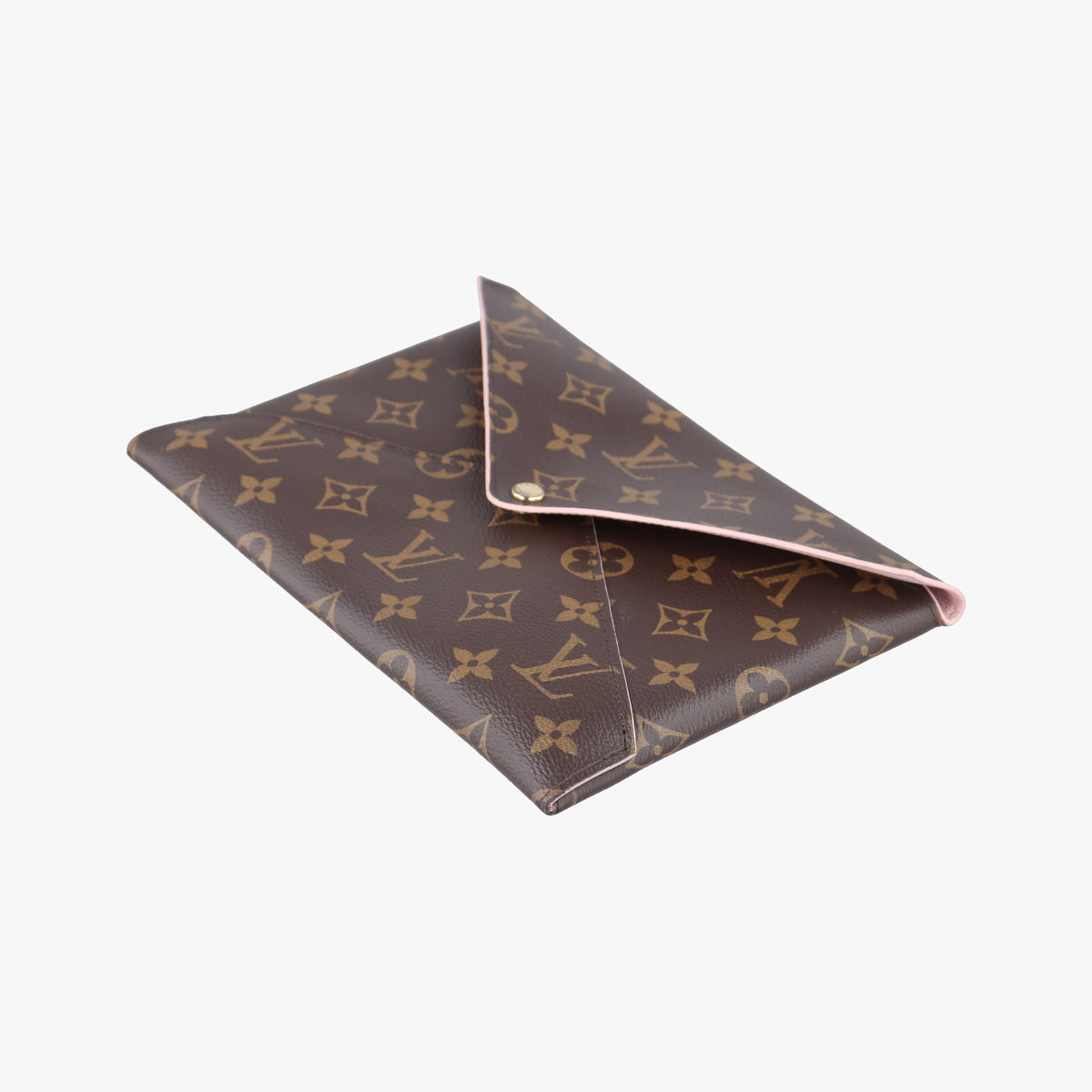 Pre-owned Louis Vuitton Pochette Kirigami Brown Monogram Canvas M62034 clutchbag | stylenewstar
