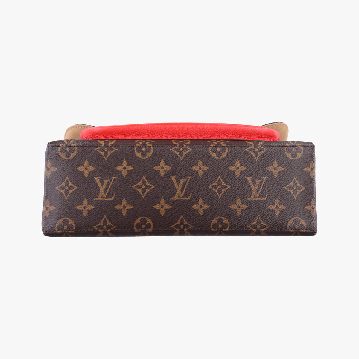 Vintage Louis Vuitton MARIGNAN Brown × Coquelicot Monogram Canvas×calf leather M44286 shoulderbag | stylenewstar