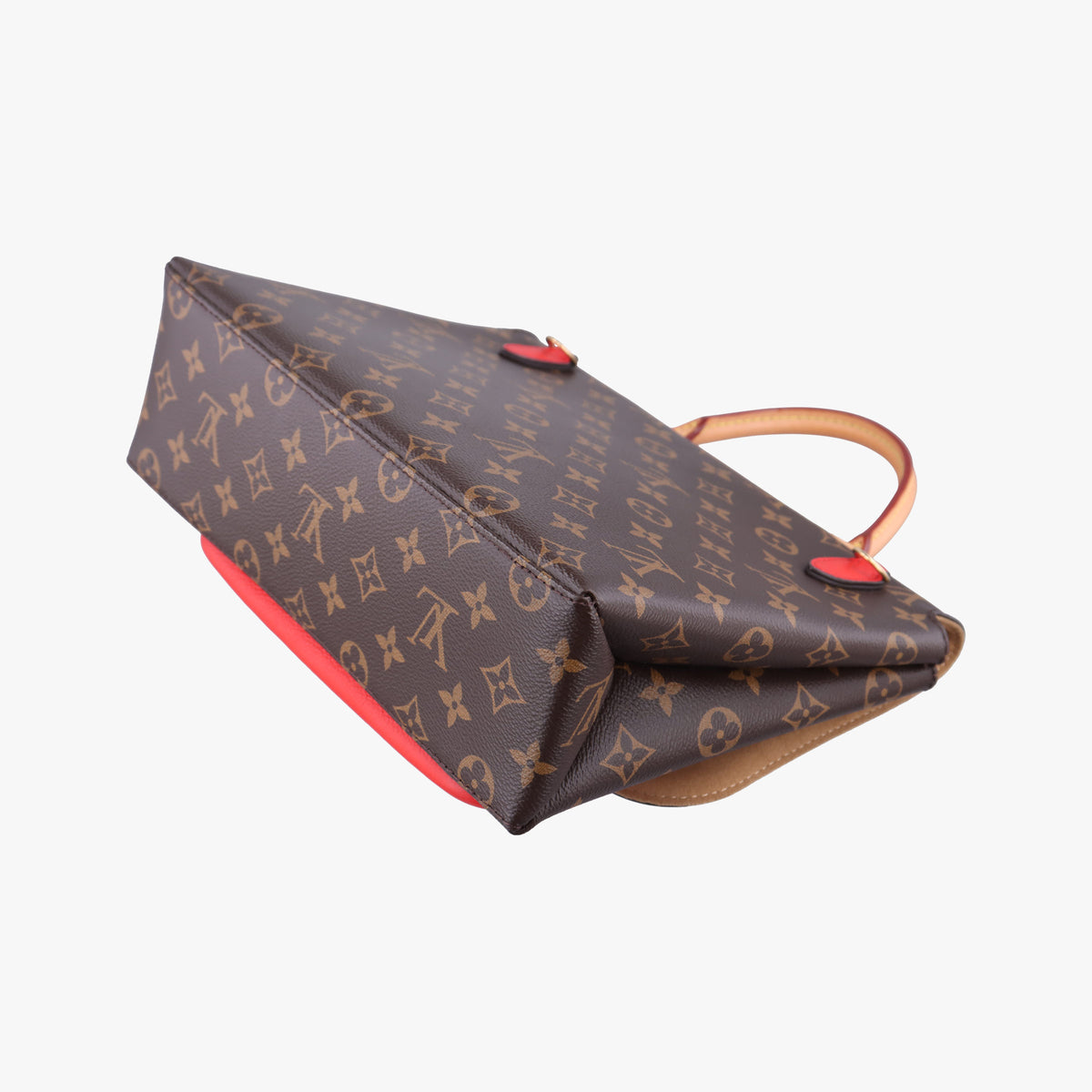 Vintage Louis Vuitton MARIGNAN Brown × Coquelicot Monogram Canvas×calf leather M44286 shoulderbag | stylenewstar