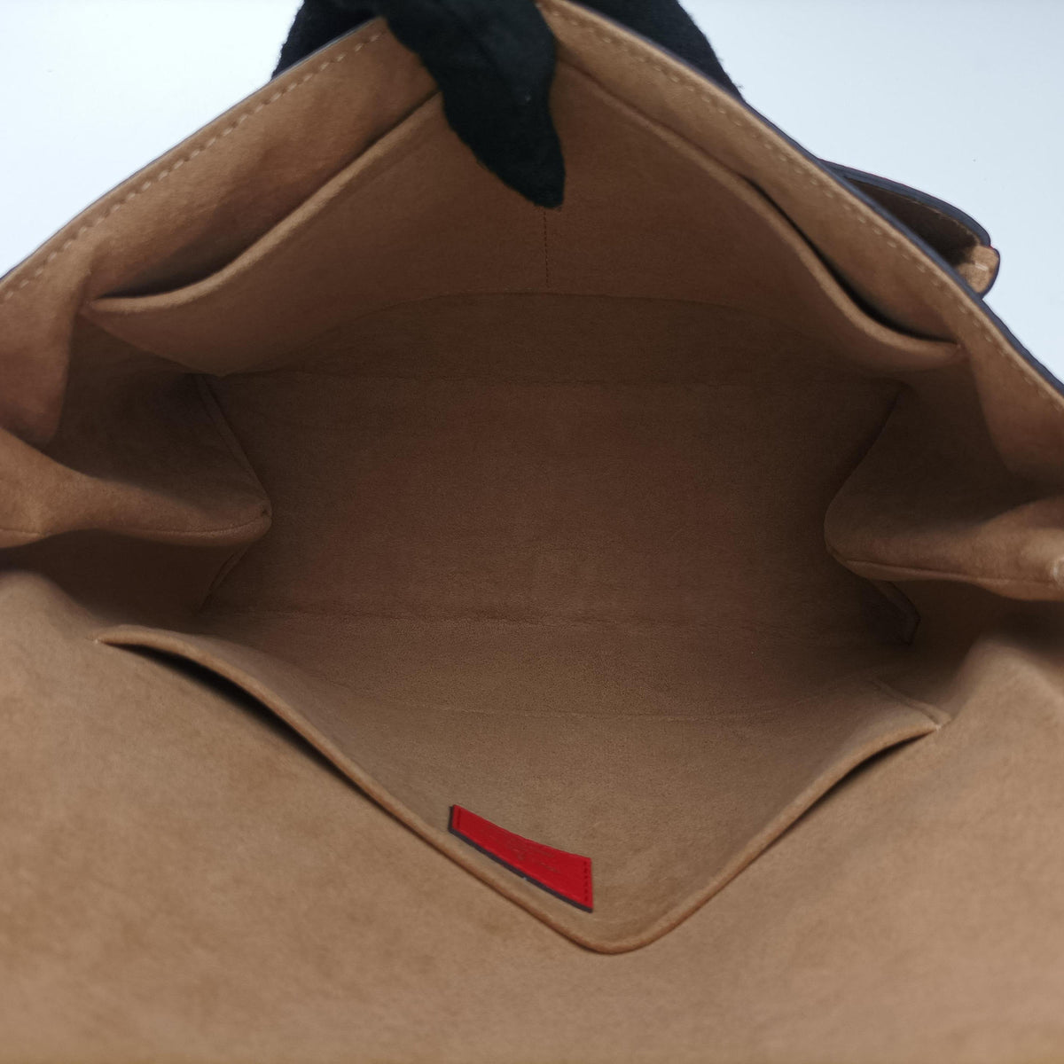 Vintage Louis Vuitton MARIGNAN Brown × Coquelicot Monogram Canvas×calf leather M44286 shoulderbag | stylenewstar