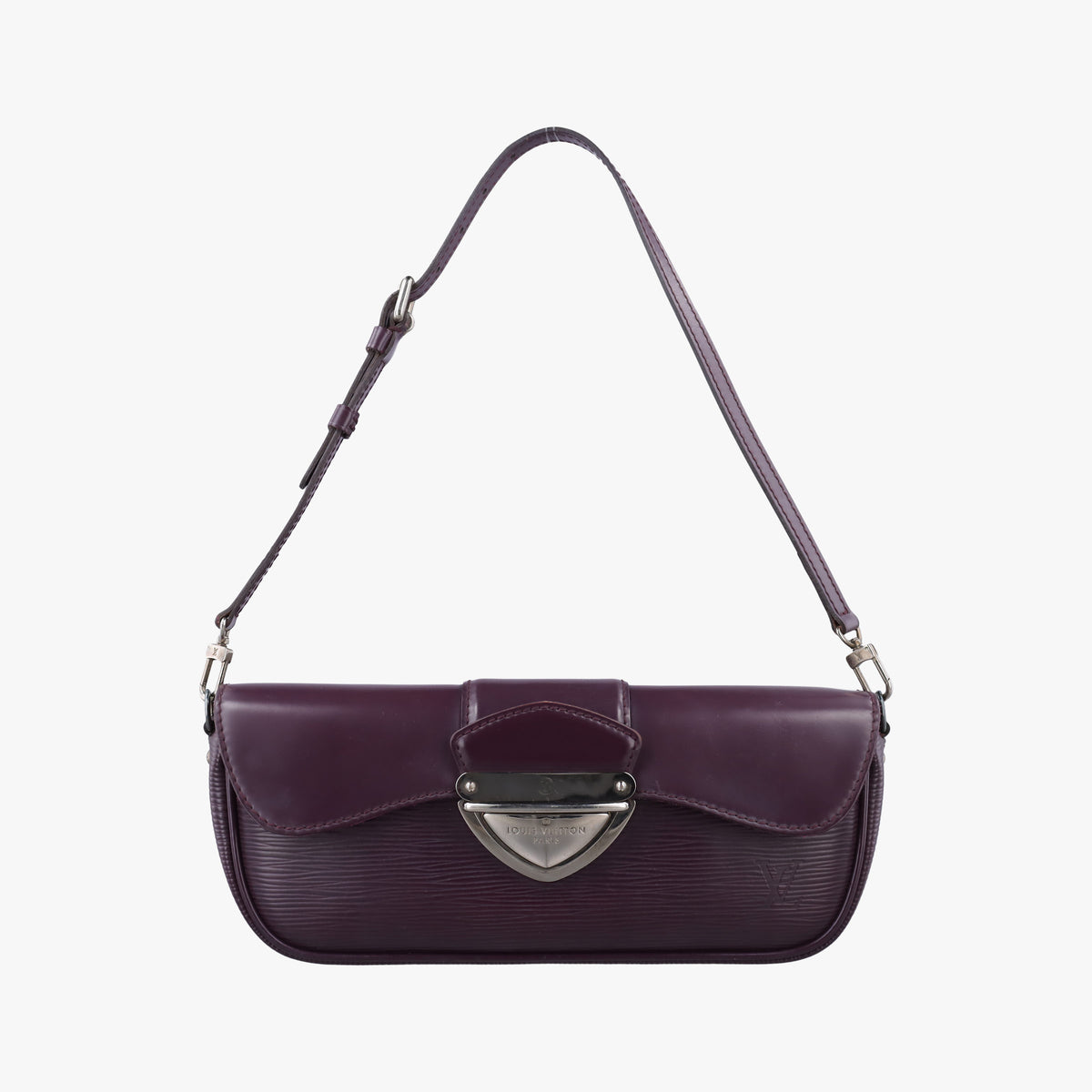 Pre-owned Louis Vuitton Pochette Montaigne purple Epi M5929K shoulderbag | stylenewstar