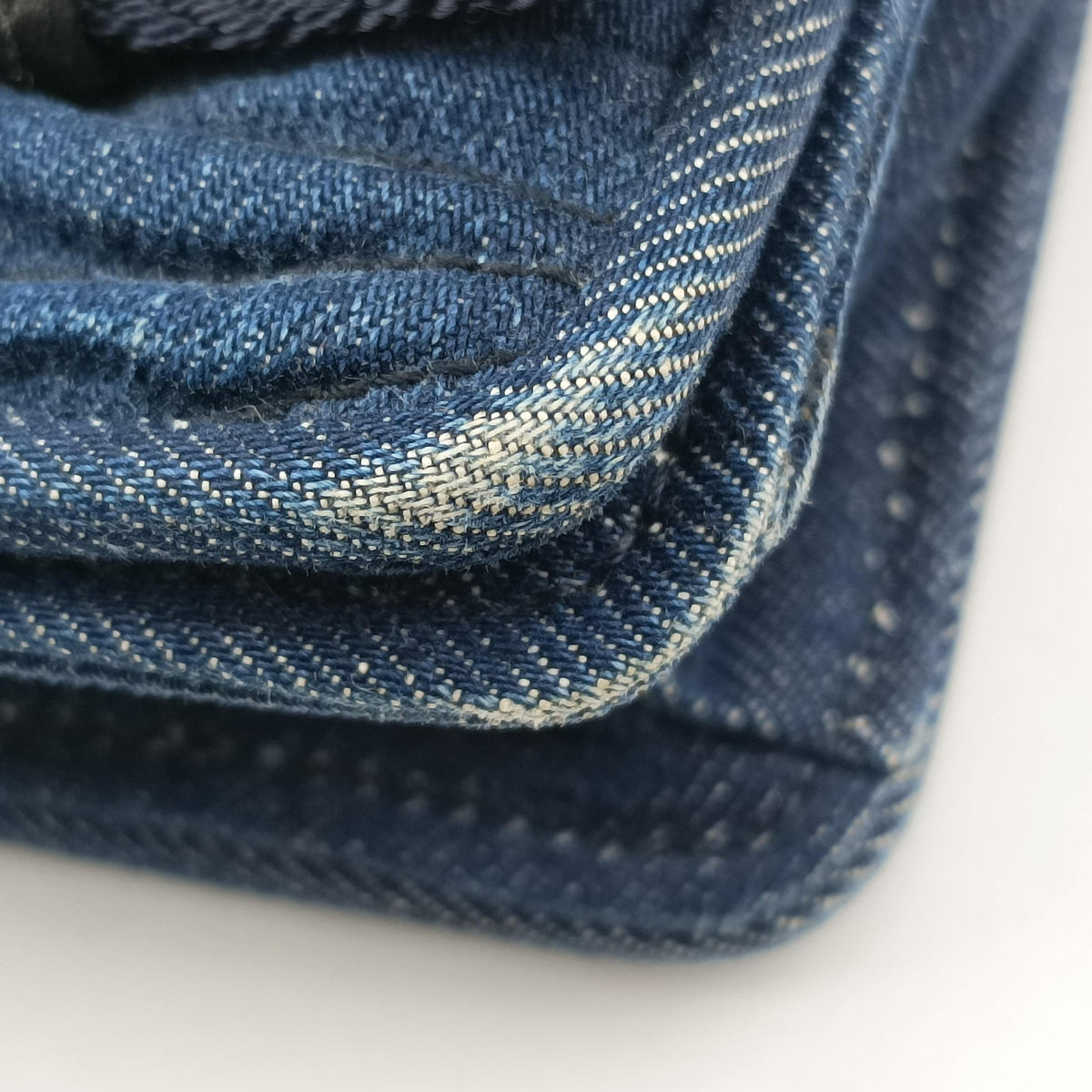 Pre-owned Miu Miu My Miu Blue Denim 5BF068 shoulderbag | stylenewstar