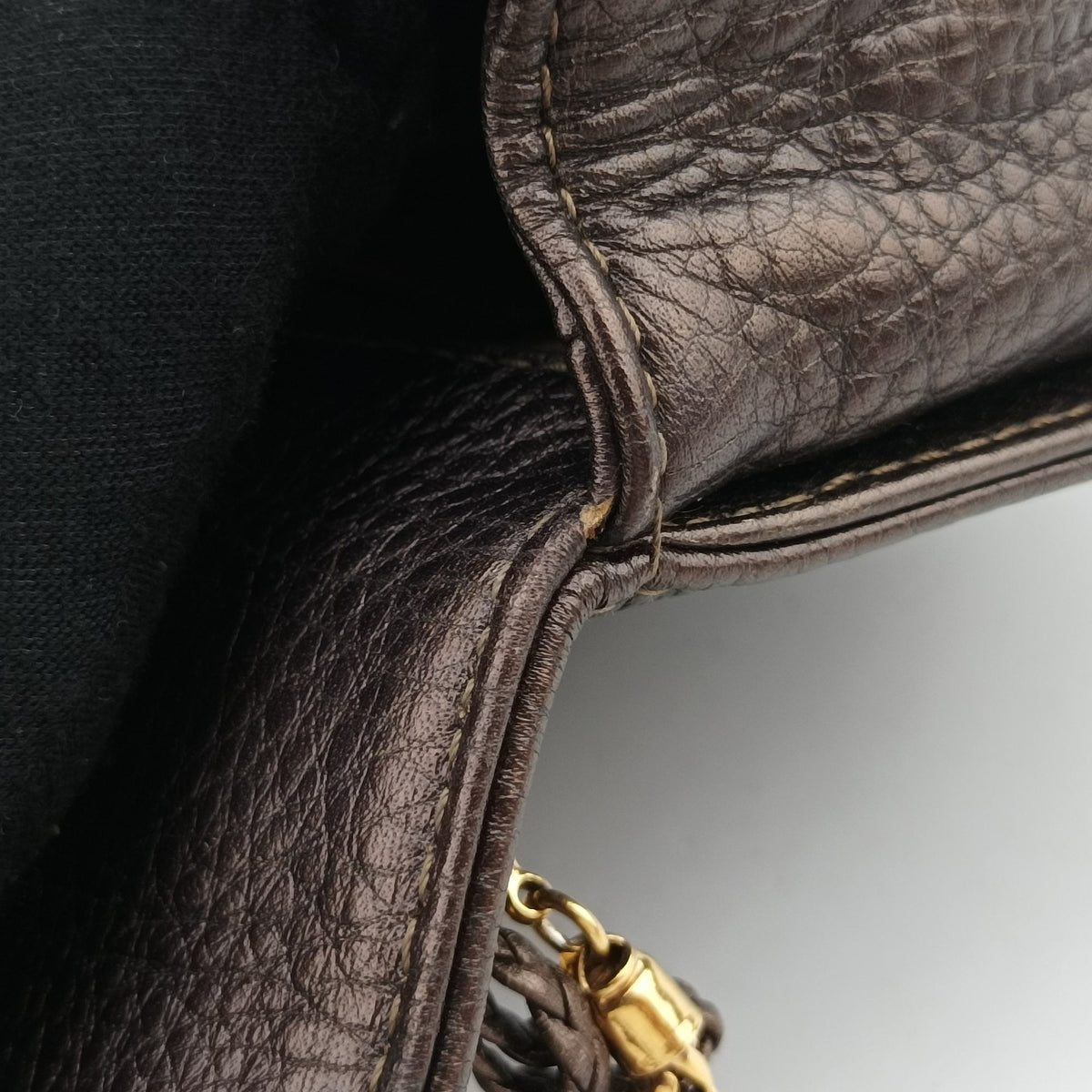 Secondhand Gucci Bamboo Brown leather 269969 shoulderbag | stylenewstar