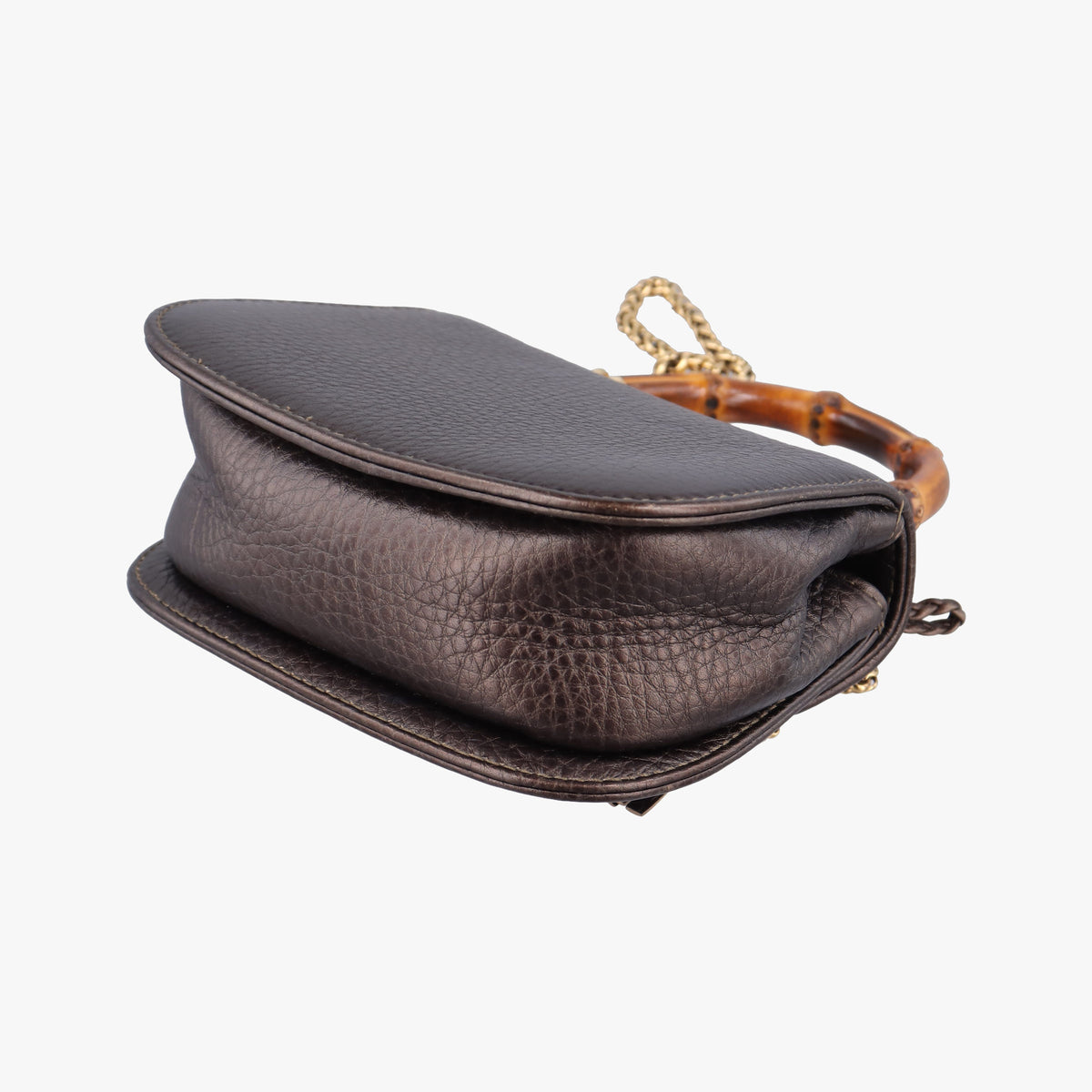 Secondhand Gucci Bamboo Brown leather 269969 shoulderbag | stylenewstar