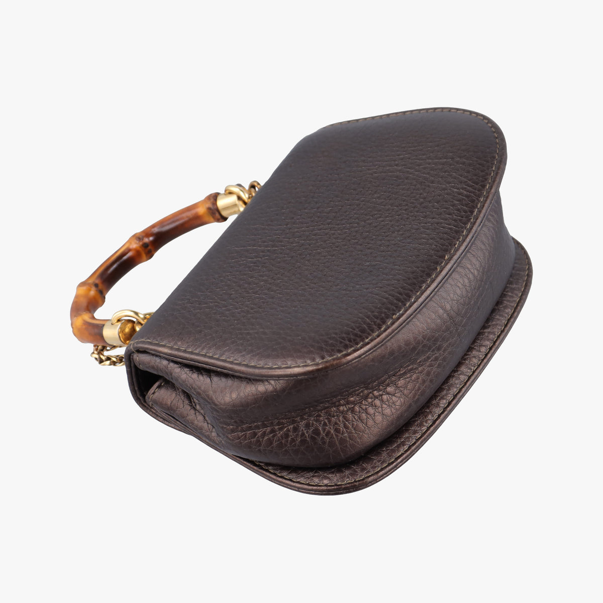 Secondhand Gucci Bamboo Brown leather 269969 shoulderbag | stylenewstar
