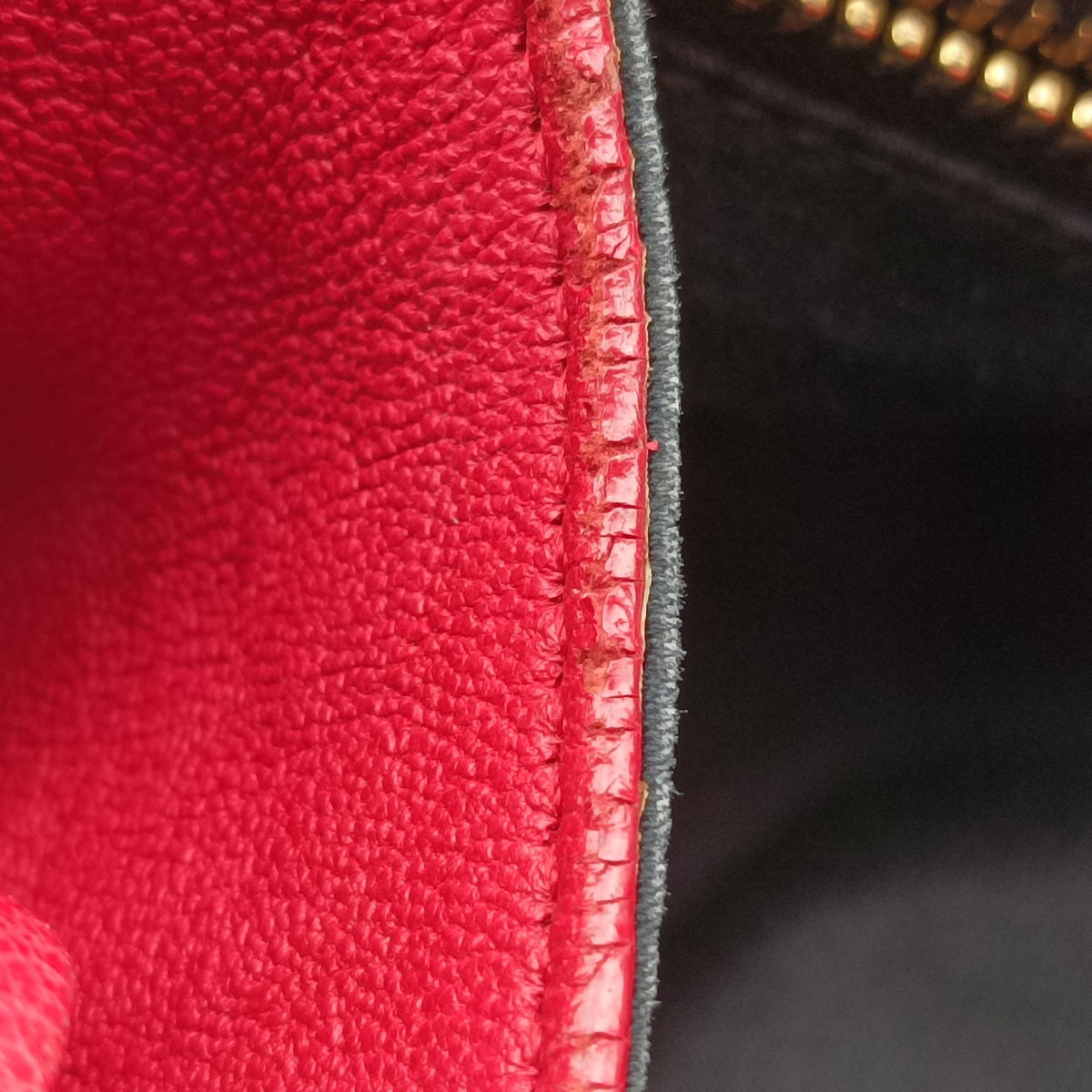 Pre-owned Yves Saint Laurent CABAS CHYC Red Leather 311220 handbag | stylenewstar